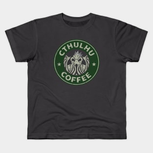 King Cthulhu Coffee Kids T-Shirt